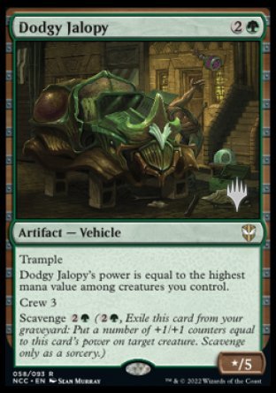 Dodgy Jalopy (Promo Pack) [Streets of New Capenna Commander Promos] | Chromatic Games