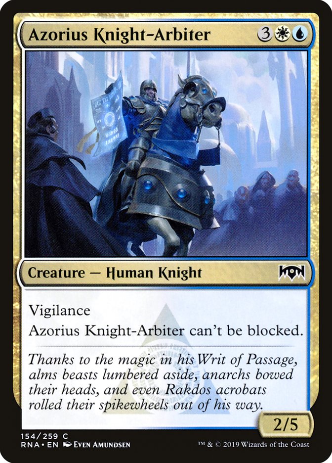 Azorius Knight-Arbiter [Ravnica Allegiance] | Chromatic Games