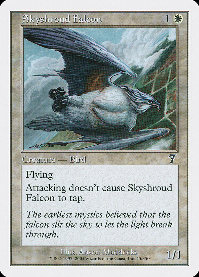 Skyshroud Falcon [Seventh Edition] | Chromatic Games