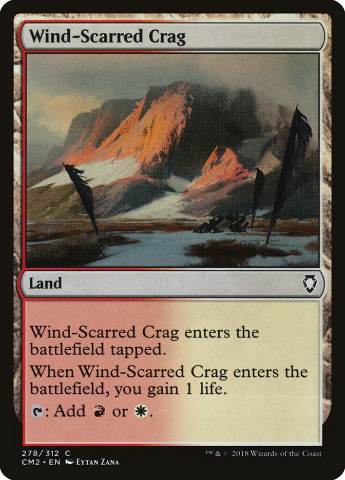 Wind-Scarred Crag [Commander Anthology Volume II] | Chromatic Games