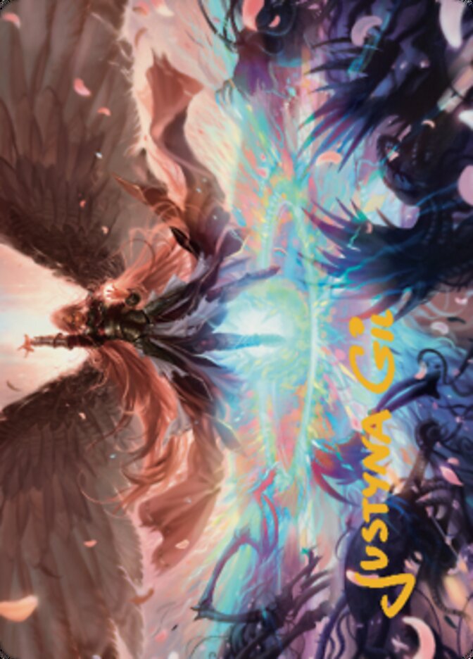 Iridian Maelstrom Art Card (Gold-Stamped Signature) [Dominaria United Art Series] | Chromatic Games