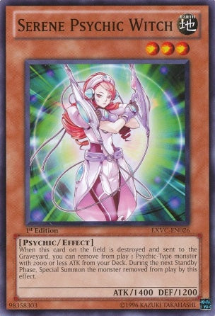 Serene Psychic Witch [EXVC-EN026] Common | Chromatic Games