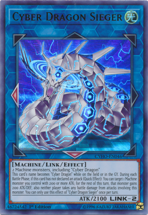 Cyber Dragon Sieger [CYHO-EN046] Ultra Rare | Chromatic Games