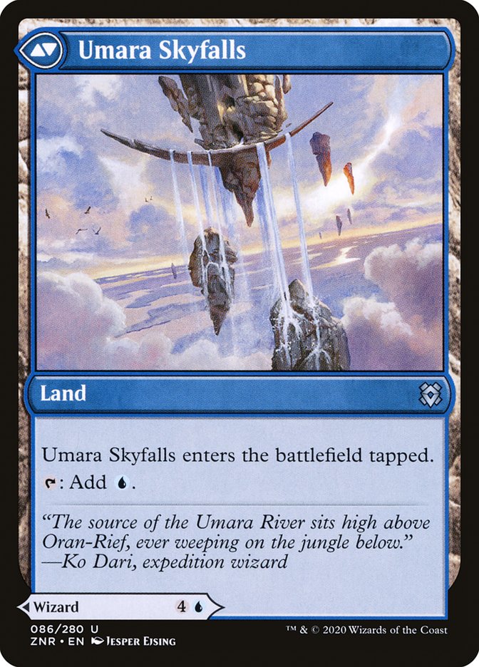 Umara Wizard // Umara Skyfalls [Zendikar Rising] | Chromatic Games