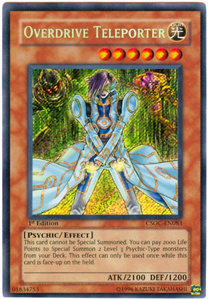 Overdrive Teleporter [CSOC-EN083] Secret Rare | Chromatic Games