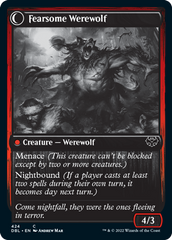 Fearful Villager // Fearsome Werewolf [Innistrad: Double Feature] | Chromatic Games