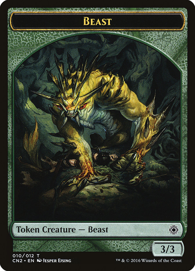 Beast Token [Conspiracy: Take the Crown Tokens] | Chromatic Games