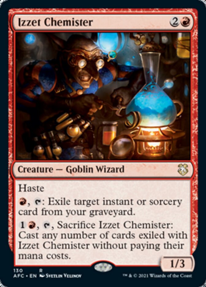 Izzet Chemister [Dungeons & Dragons: Adventures in the Forgotten Realms Commander] | Chromatic Games