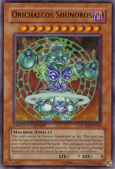 Orichalcos Shunoros [JUMP-EN035] Ultra Rare | Chromatic Games