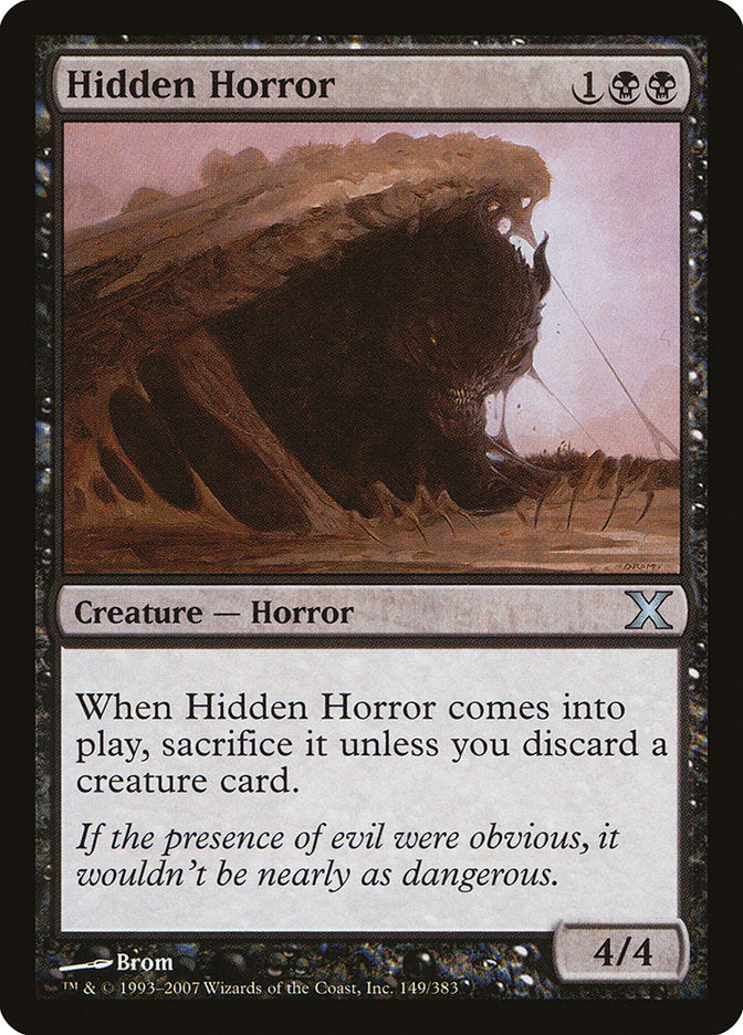 Hidden Horror [Tenth Edition] | Chromatic Games