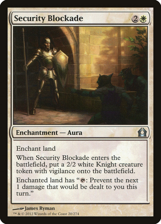 Security Blockade [Return to Ravnica] | Chromatic Games