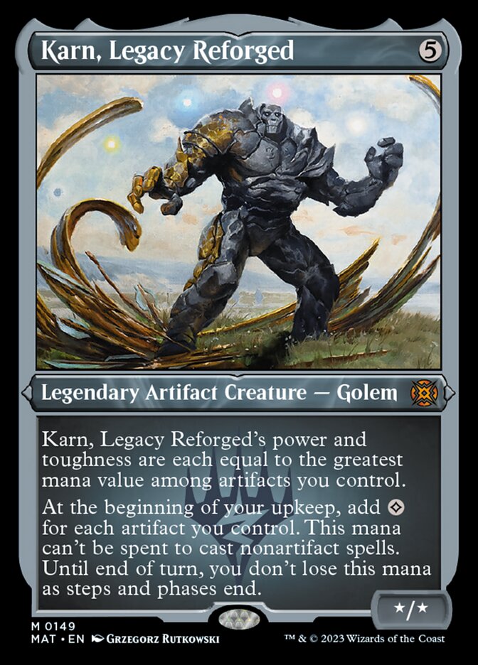 Karn, Legacy Reforged (Foil Etched) [March of the Machine: The Aftermath] | Chromatic Games