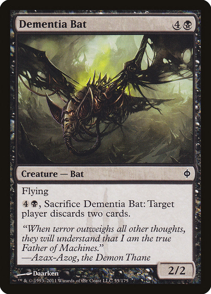 Dementia Bat [New Phyrexia] | Chromatic Games