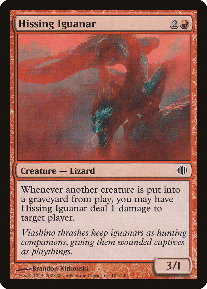 Hissing Iguanar [Shards of Alara] | Chromatic Games