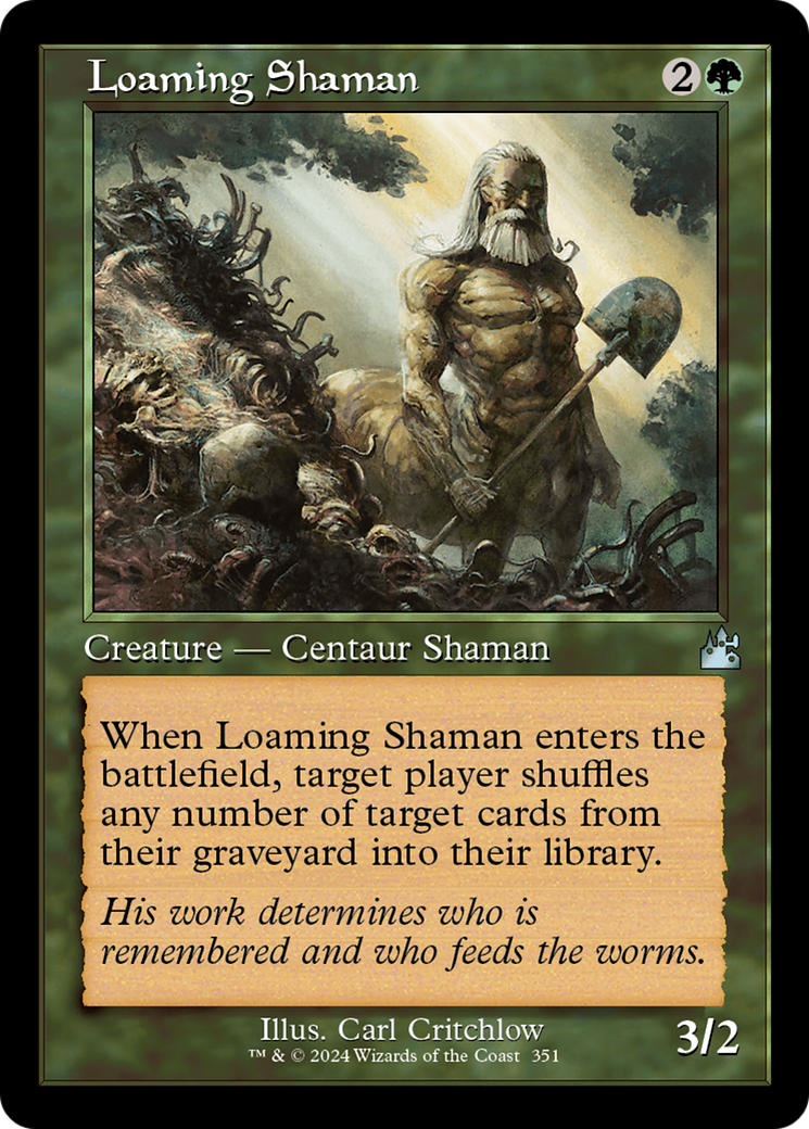 Loaming Shaman (Retro Frame) [Ravnica Remastered] | Chromatic Games