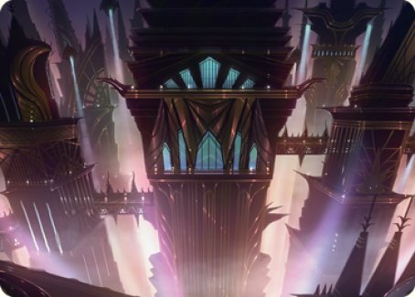 Skybridge Towers Art Card [Streets of New Capenna Art Series] | Chromatic Games