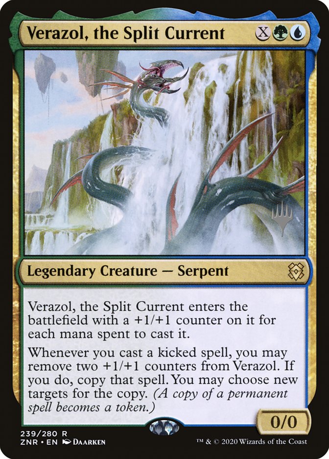 Verazol, the Split Current (Promo Pack) [Zendikar Rising Promos] | Chromatic Games