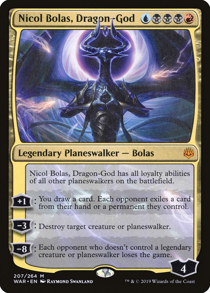 Nicol Bolas, Dragon-God [War of the Spark] | Chromatic Games