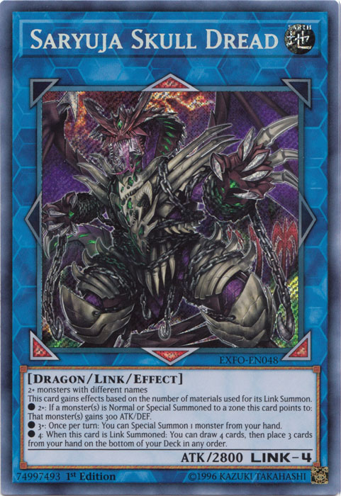 Saryuja Skull Dread [EXFO-EN048] Secret Rare | Chromatic Games