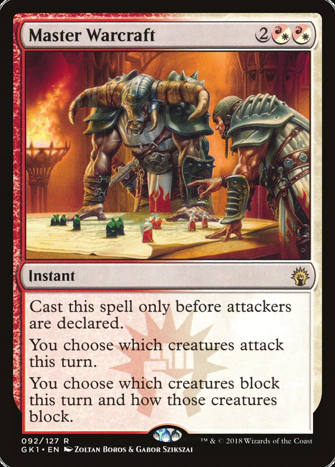 Master Warcraft [Guilds of Ravnica Guild Kit] | Chromatic Games