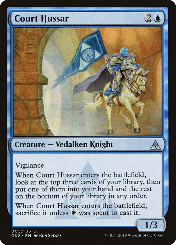 Court Hussar [Ravnica Allegiance Guild Kit] | Chromatic Games