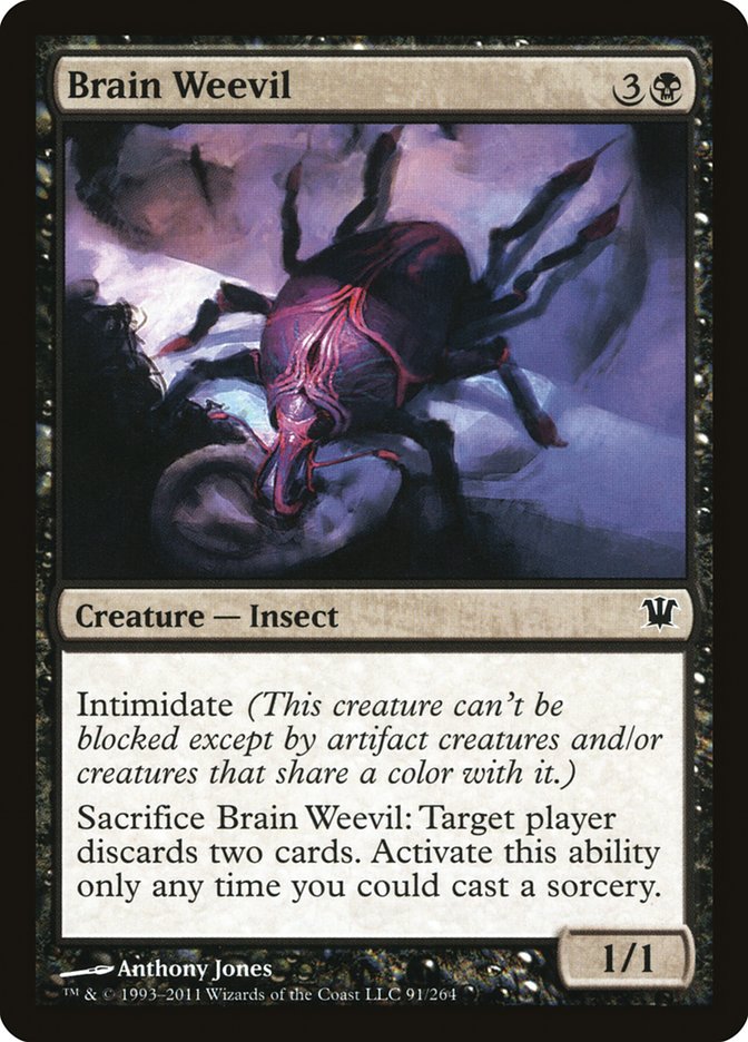 Brain Weevil [Innistrad] | Chromatic Games