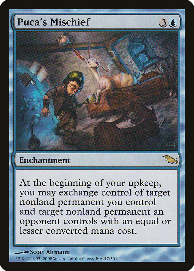 Puca's Mischief [Shadowmoor] | Chromatic Games