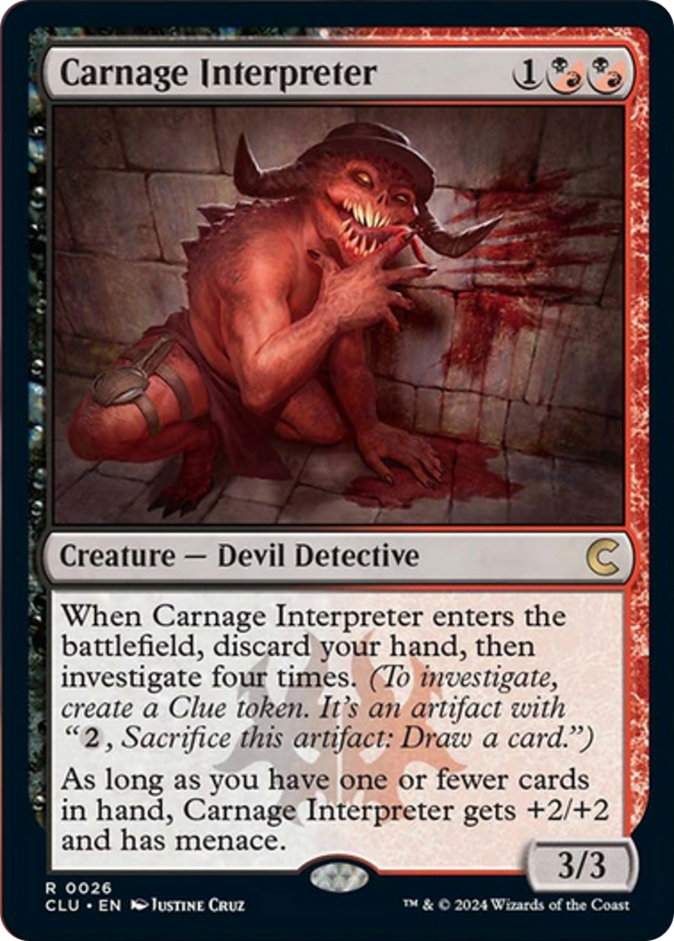 Carnage Interpreter [Ravnica: Clue Edition] | Chromatic Games