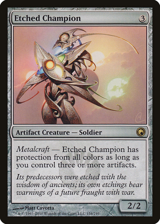 Etched Champion [Scars of Mirrodin] | Chromatic Games