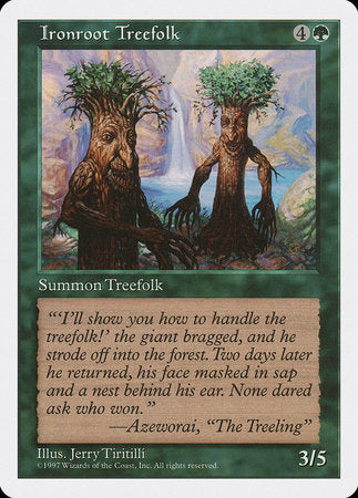 Ironroot Treefolk [Fifth Edition] | Chromatic Games