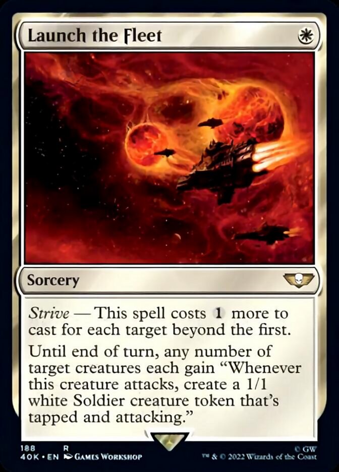 Launch the Fleet (Surge Foil) [Warhammer 40,000] | Chromatic Games