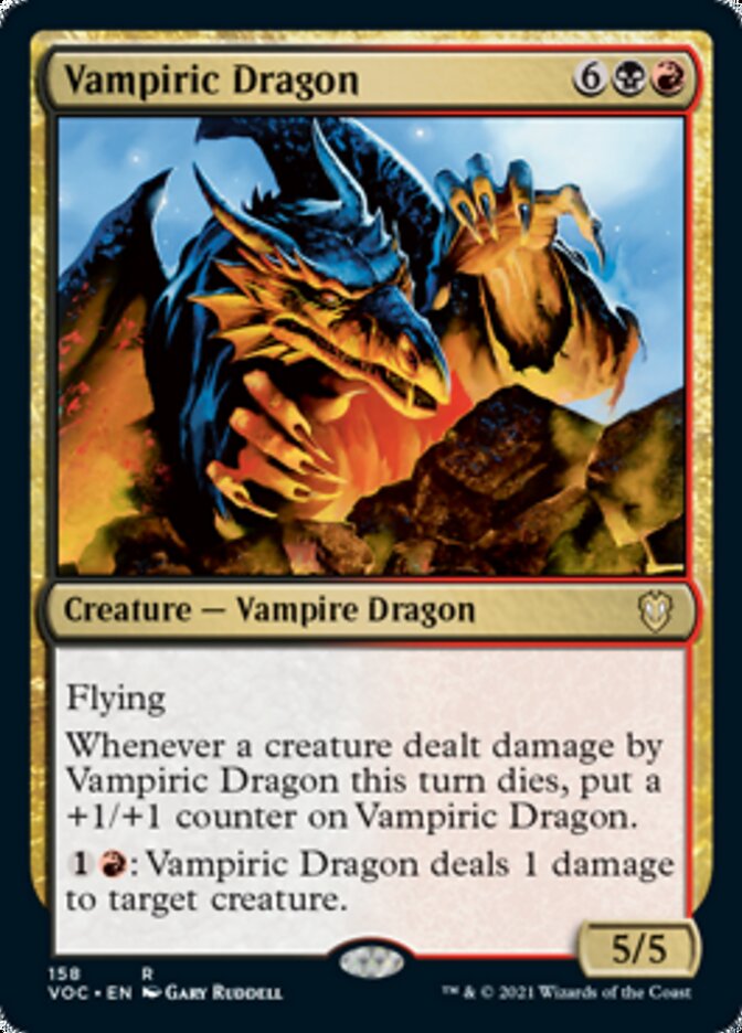 Vampiric Dragon [Innistrad: Crimson Vow Commander] | Chromatic Games