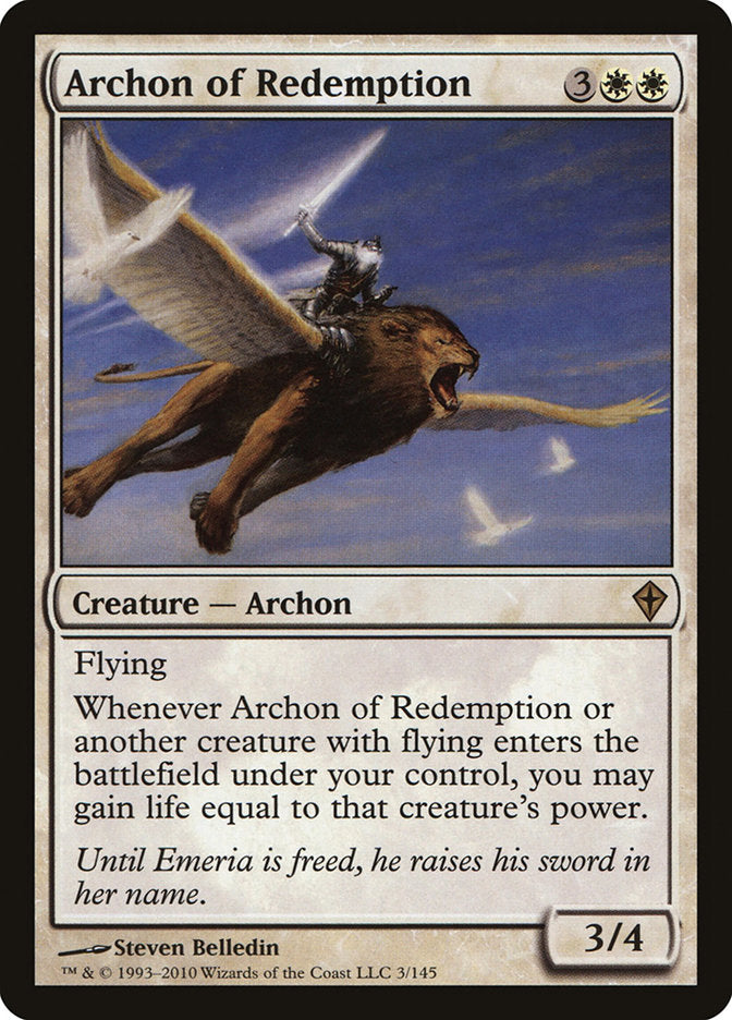 Archon of Redemption [Worldwake] | Chromatic Games