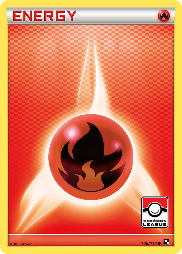 Fire Energy [Black & White] | Chromatic Games