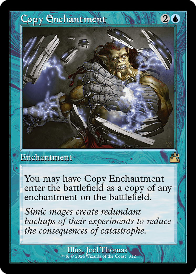 Copy Enchantment (Retro Frame) [Ravnica Remastered] | Chromatic Games