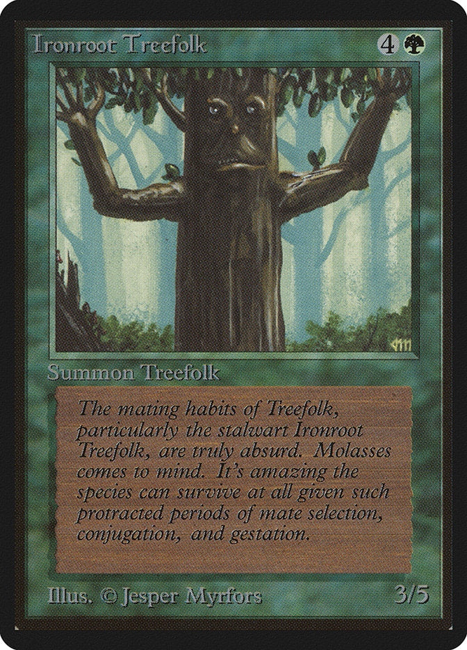 Ironroot Treefolk [Beta Edition] | Chromatic Games