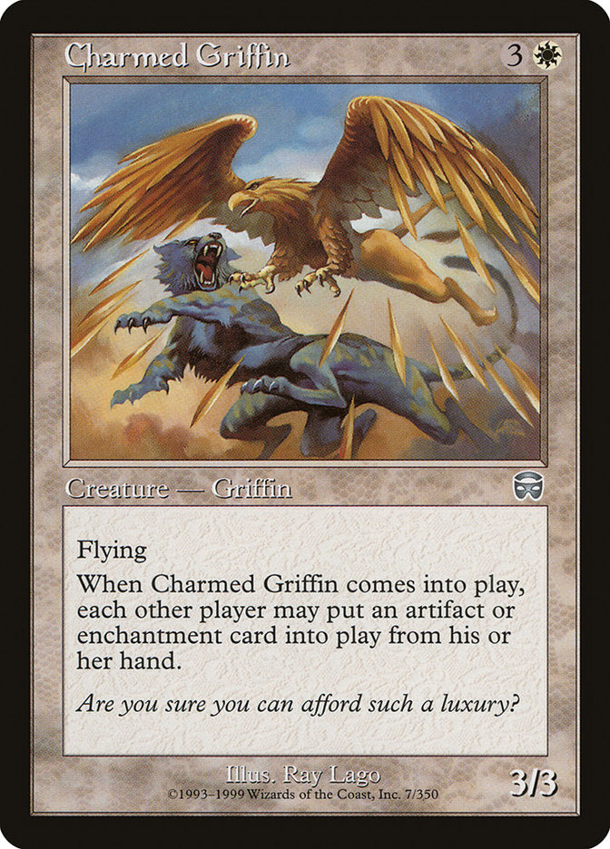 Charmed Griffin [Mercadian Masques] | Chromatic Games