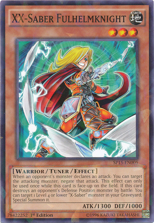 XX-Saber Fulhelmknight [SP15-EN005] Shatterfoil Rare | Chromatic Games