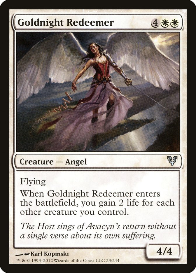 Goldnight Redeemer [Avacyn Restored] | Chromatic Games