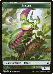 Angel Warrior // Insect Double-Sided Token [Zendikar Rising Tokens] | Chromatic Games