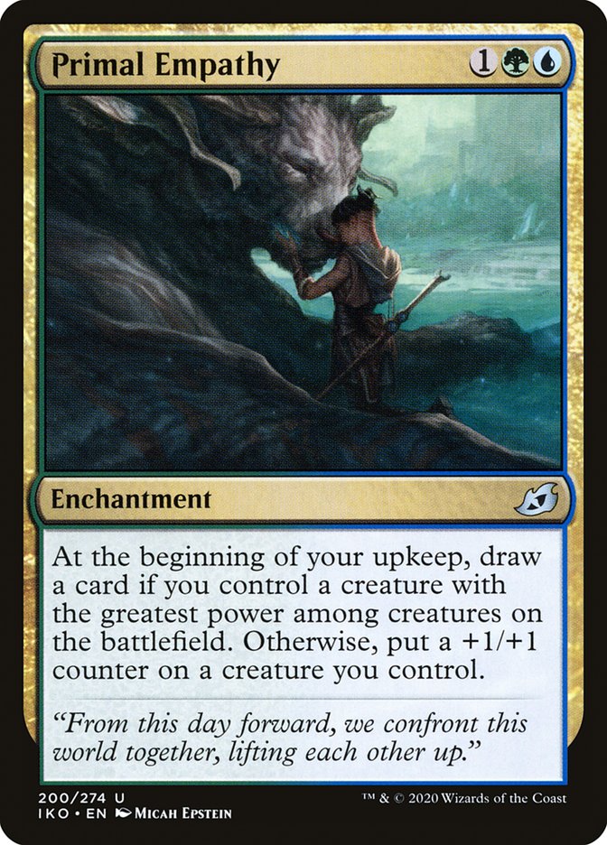 Primal Empathy [Ikoria: Lair of Behemoths] | Chromatic Games