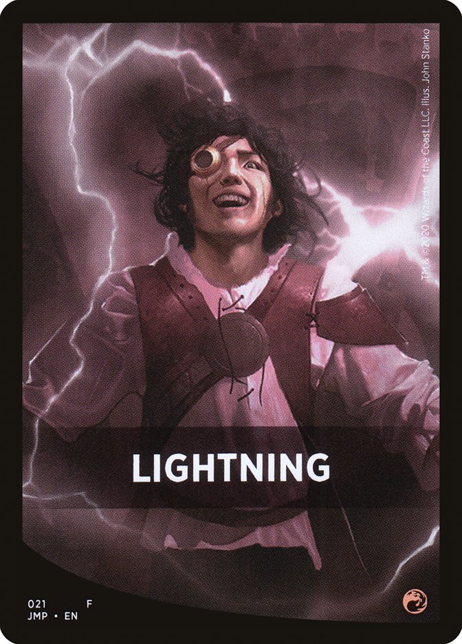 Lightning Theme Card [Jumpstart Front Cards] | Chromatic Games