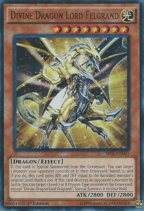 Divine Dragon Lord Felgrand [SR02-EN001] Ultra Rare | Chromatic Games