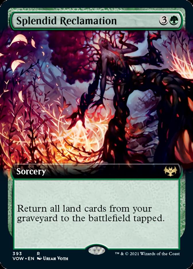 Splendid Reclamation (Extended Art) [Innistrad: Crimson Vow] | Chromatic Games