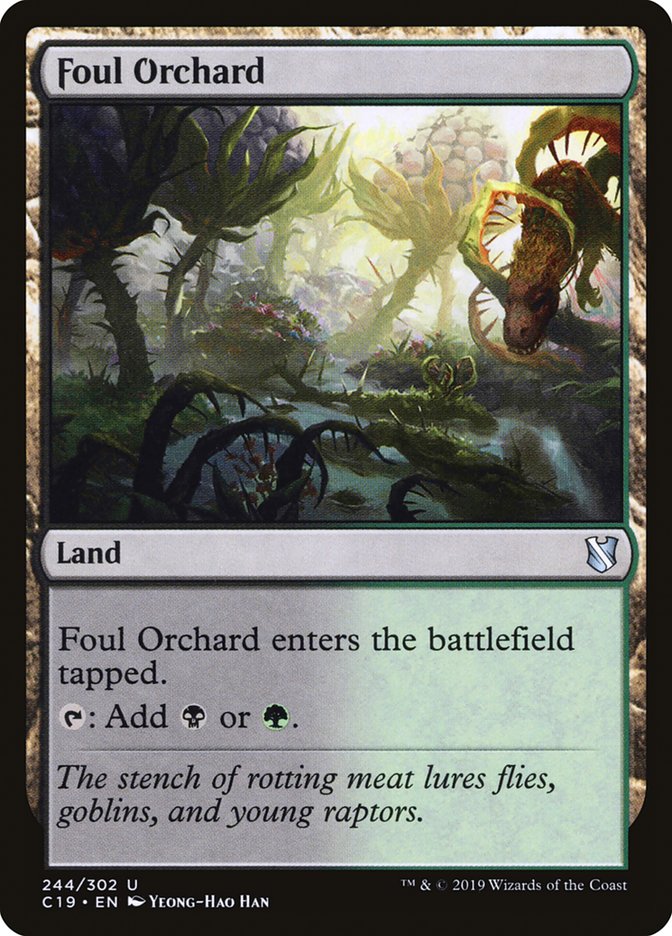 Foul Orchard [Commander 2019] | Chromatic Games