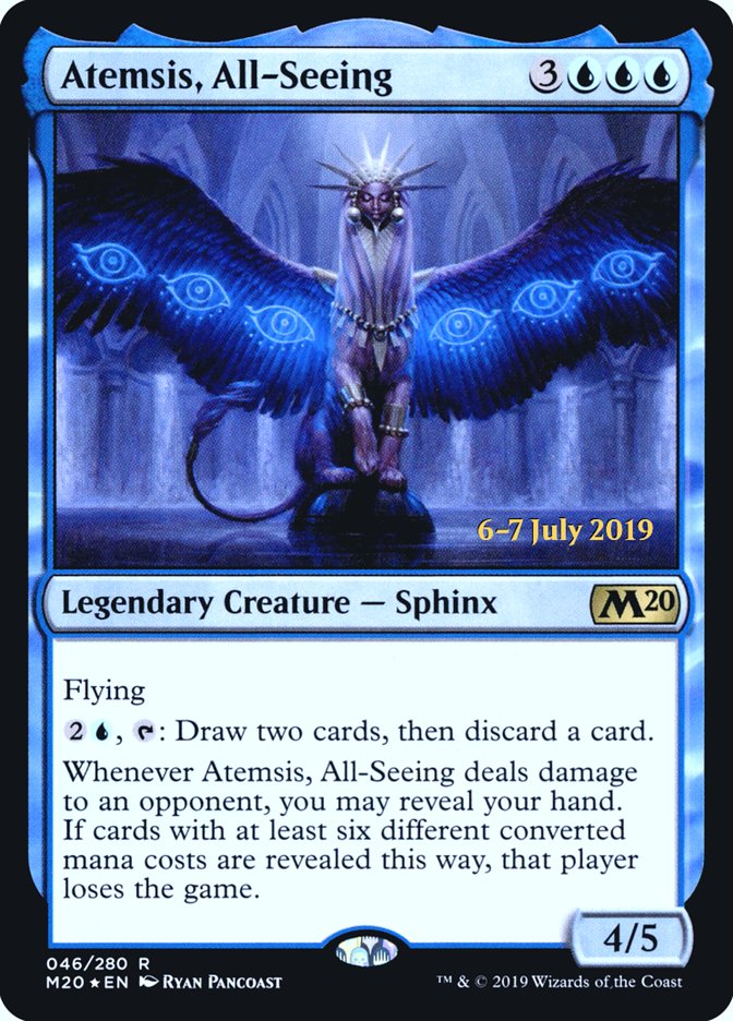 Atemsis, All-Seeing [Core Set 2020 Prerelease Promos] | Chromatic Games