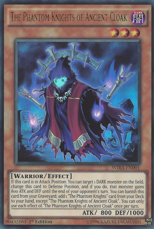 The Phantom Knights of Ancient Cloak [WIRA-EN001] Ultra Rare | Chromatic Games