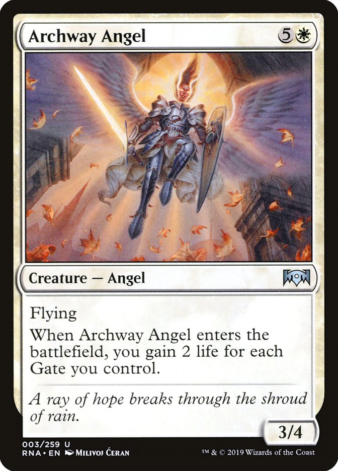 Archway Angel [Ravnica Allegiance] | Chromatic Games