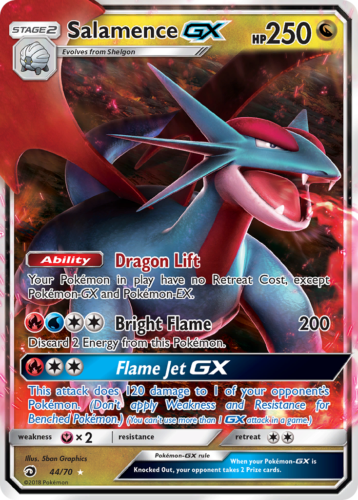 Salamence GX [Dragon Majesty] | Chromatic Games