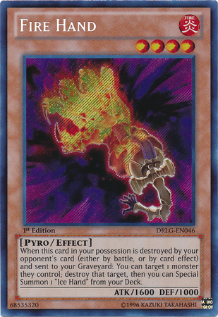 Fire Hand [DRLG-EN046] Secret Rare | Chromatic Games